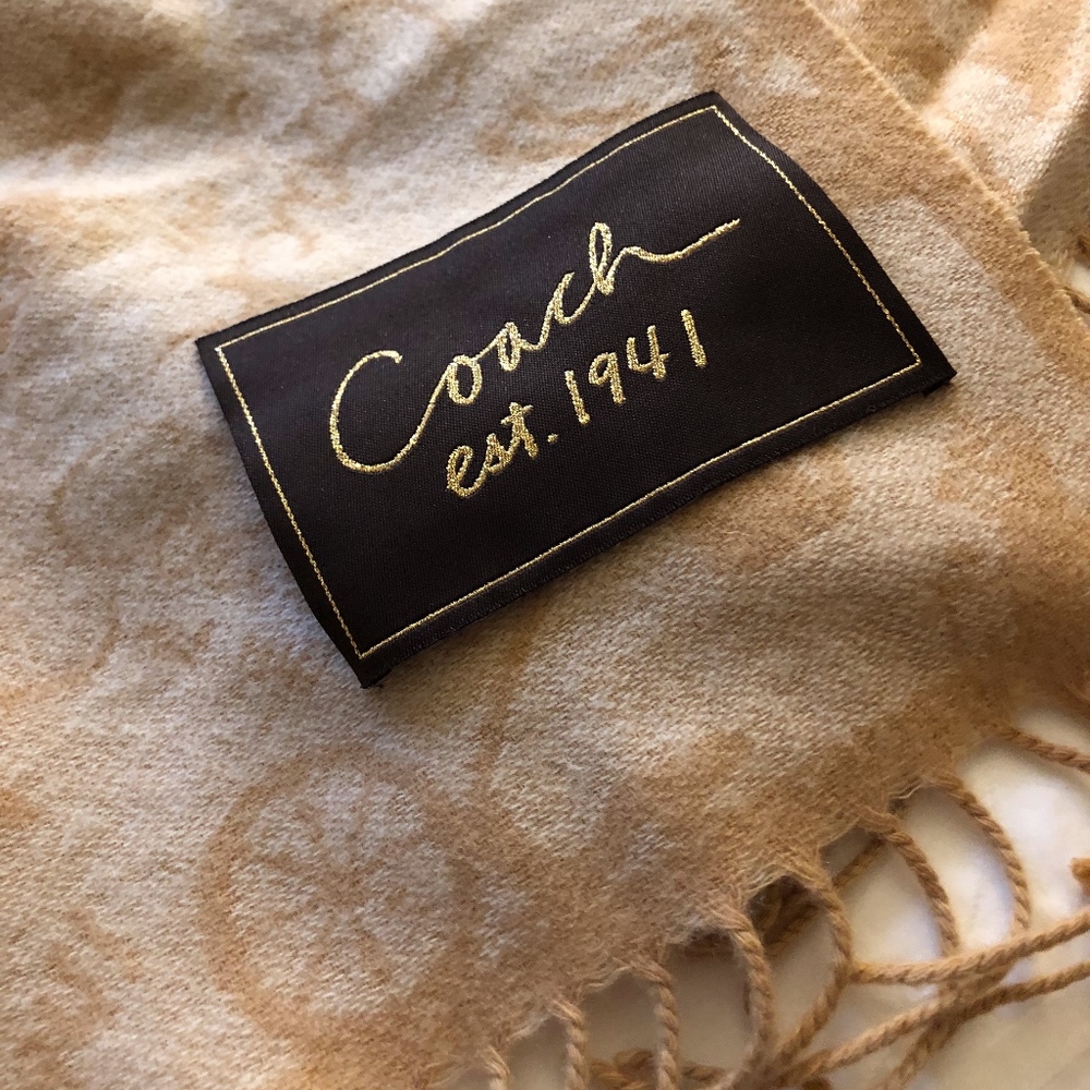 Coach Scarf - Cashmere and Wool